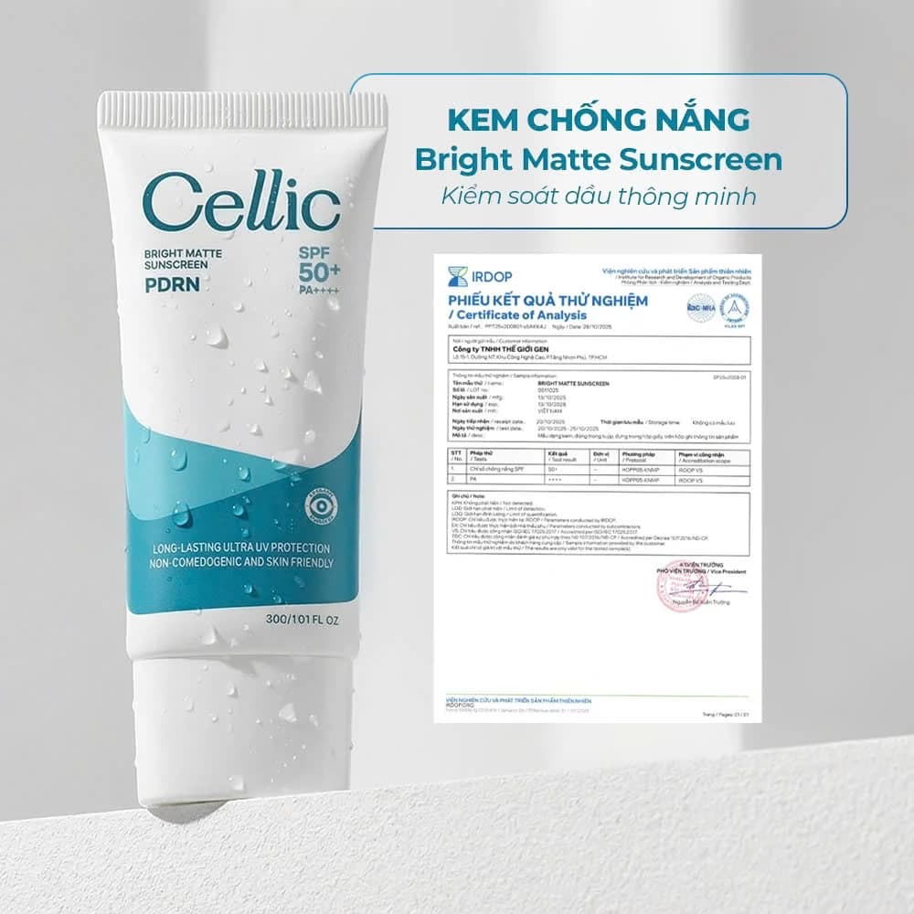 Kem Chống Nắng Cellic Bright Matte Sunscreen - ảnh 4