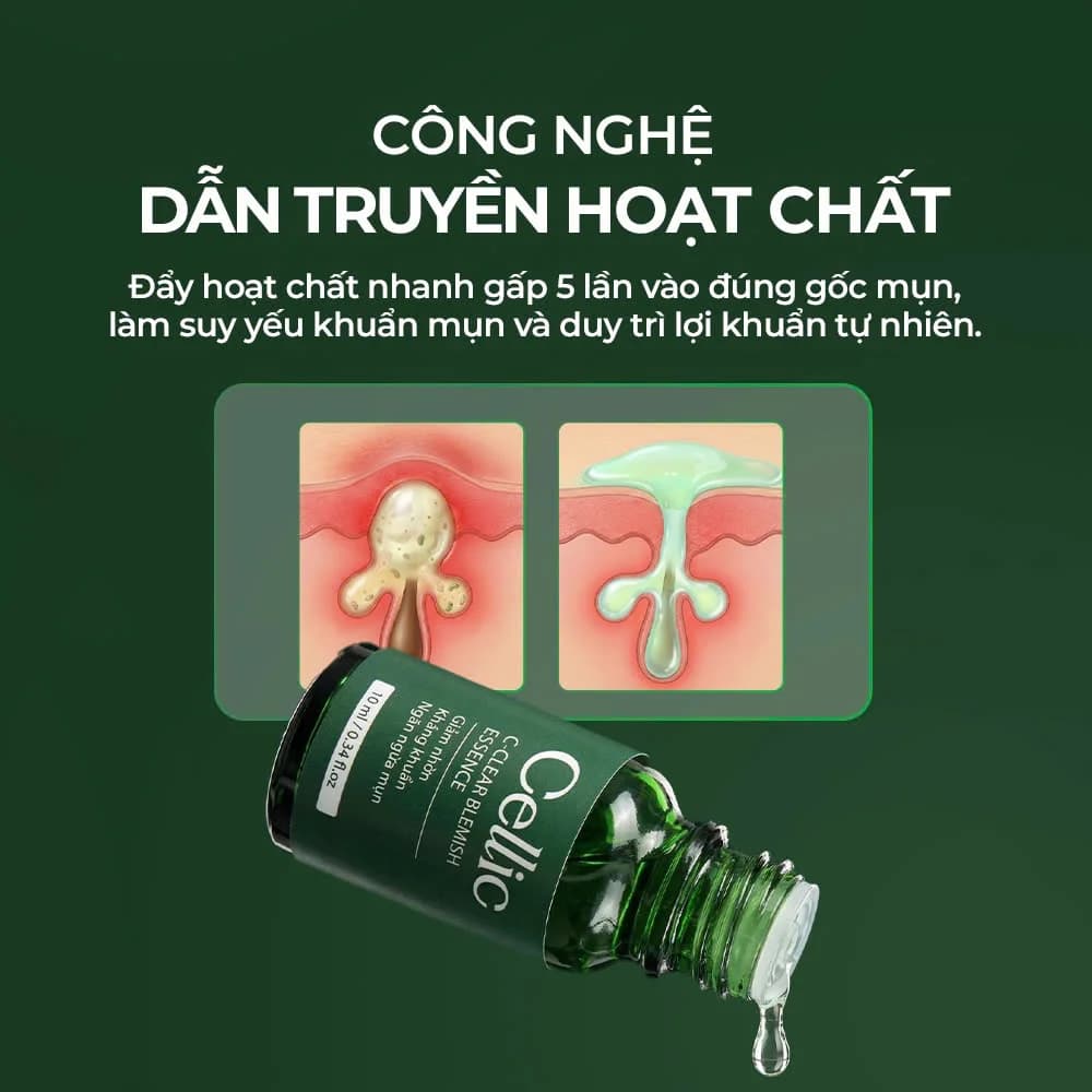 Serum Chấm Mụn Cellic C-Clear Blemish Essence 10ml - ảnh 3