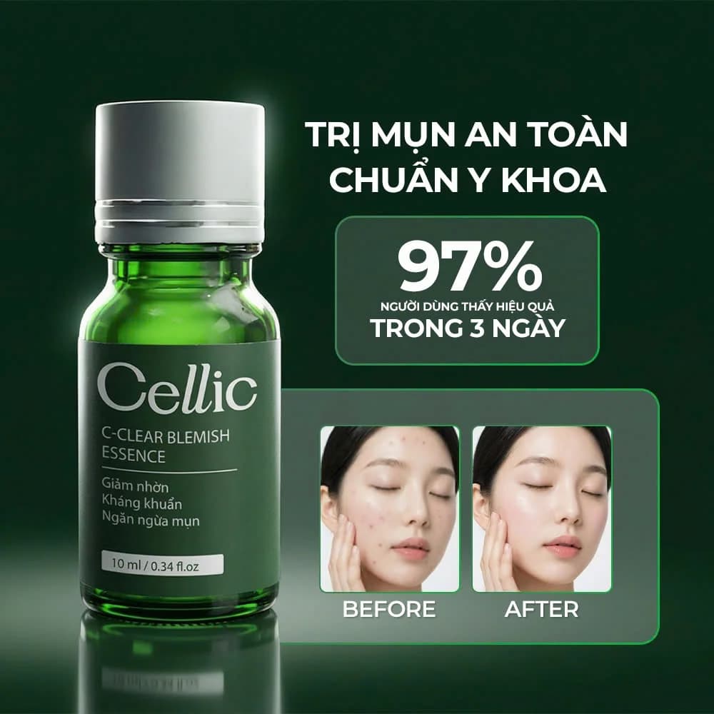 Serum Chấm Mụn Cellic C-Clear Blemish Essence 10ml - ảnh 4