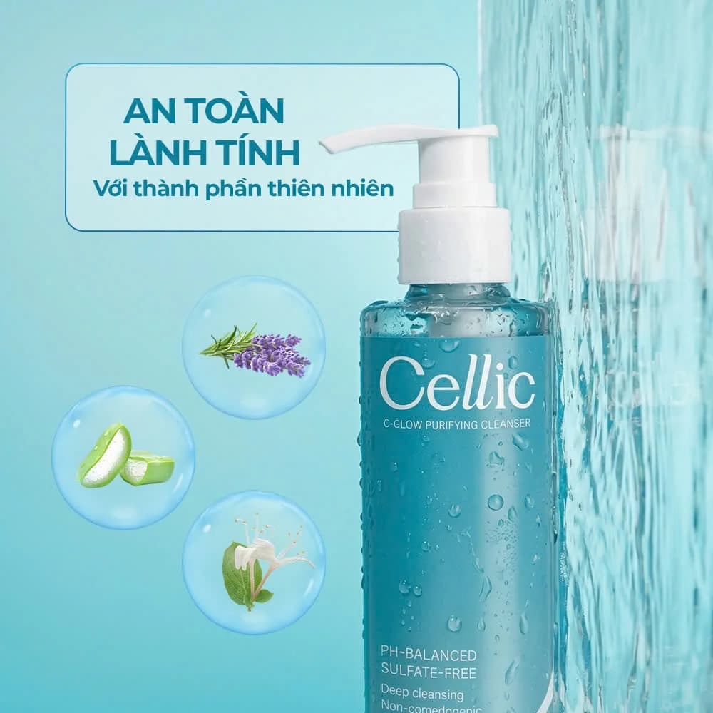 Gel Rửa Mặt Cellic C-Glow Purifying Cleanser 200g - ảnh 2