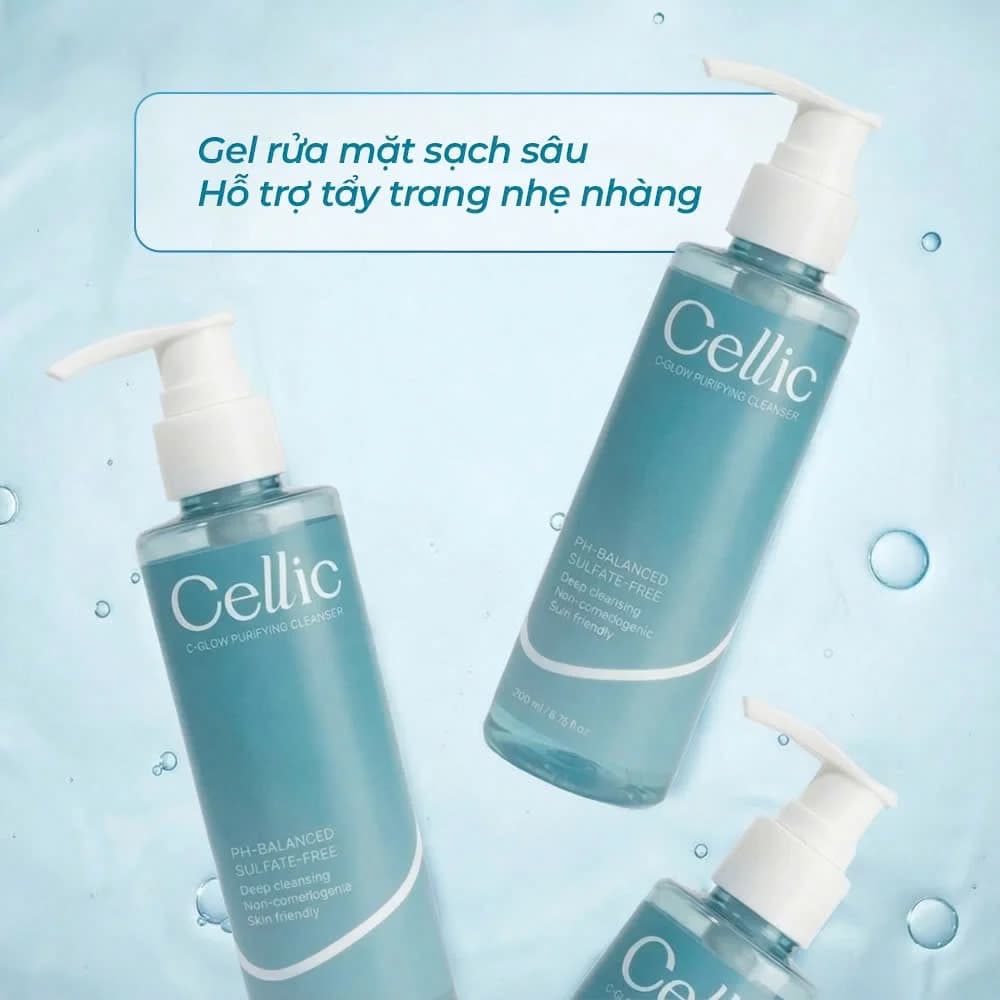 Gel Rửa Mặt Cellic C-Glow Purifying Cleanser 200g - ảnh 3